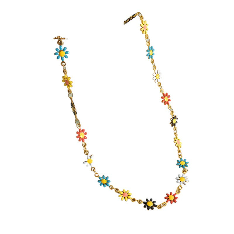 Collar de flores.