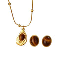 Collar ojo de tigre.