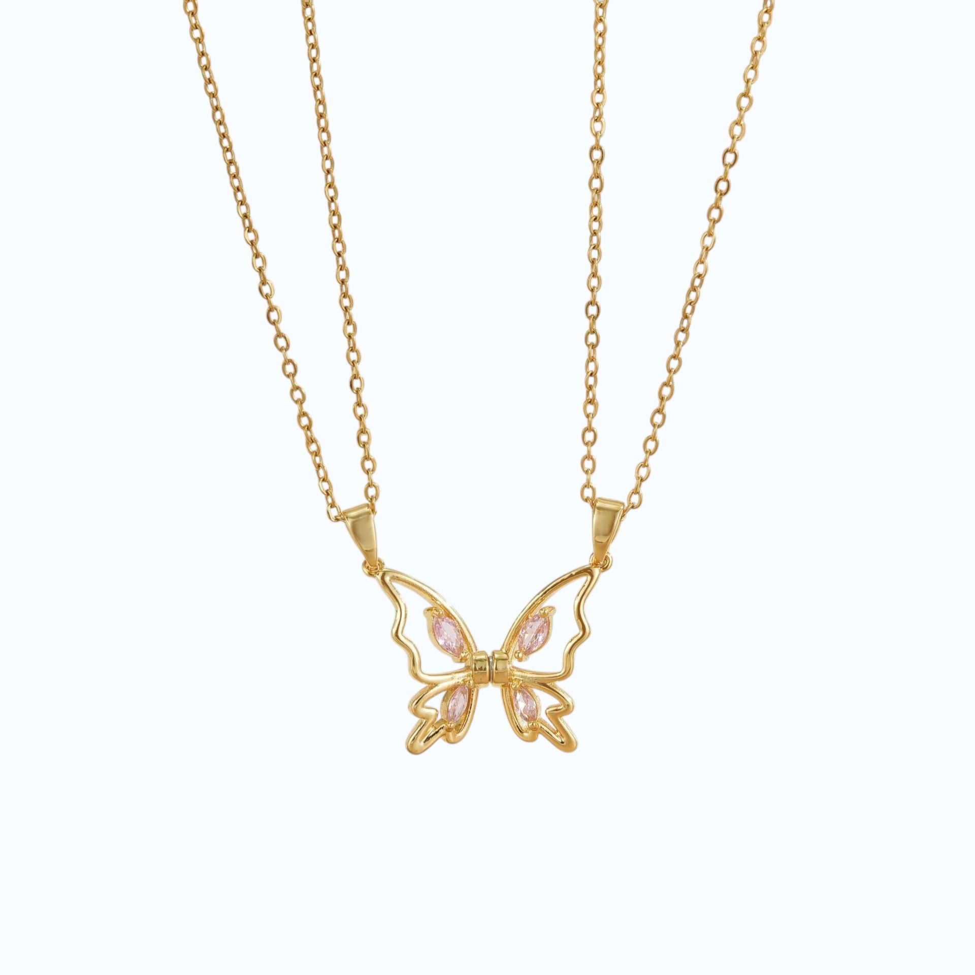 Juego de dos collares diseñados para compartir