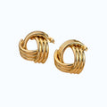 Aretes de botón.