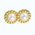 Aretes perla.