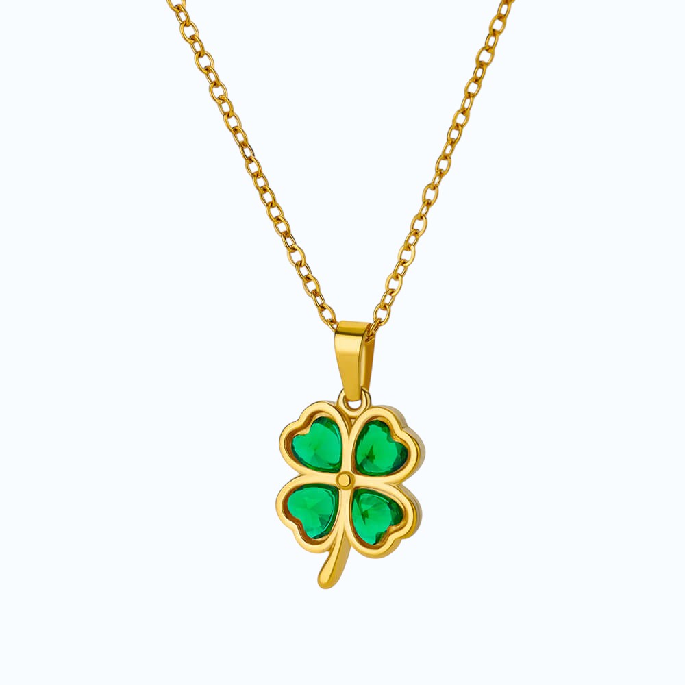 Collar de trébol.