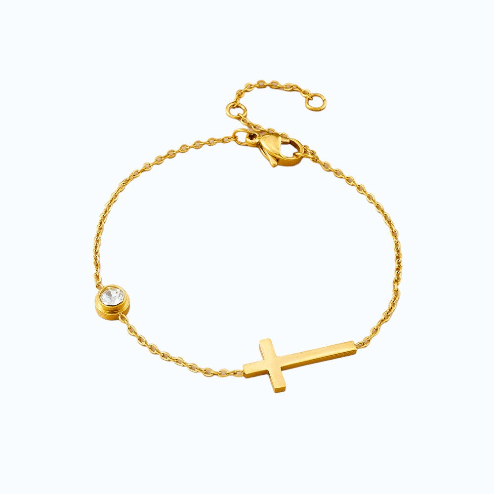 Pulsera cruz.