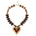 Collar de corazón.