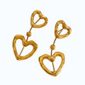Aretes corazones.