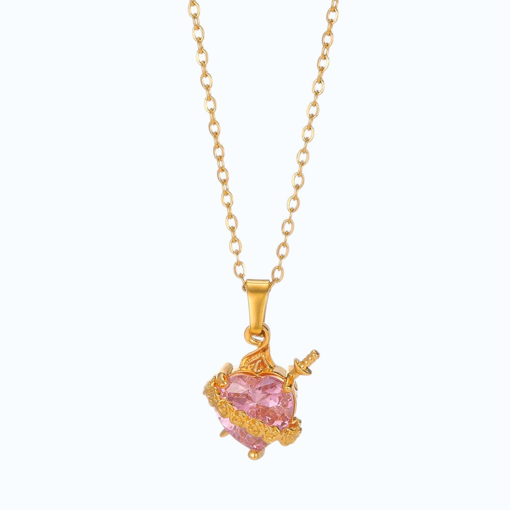 Corazón rosa.