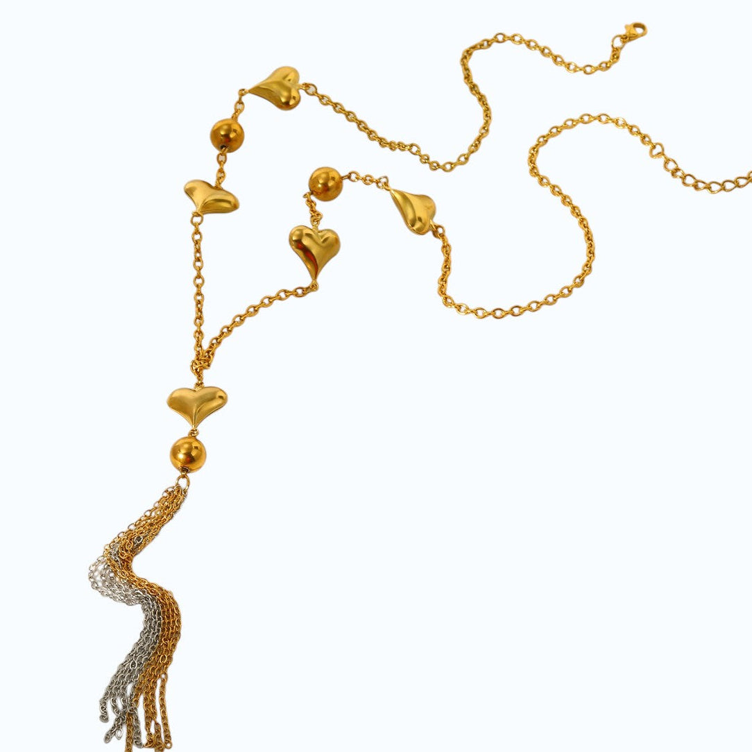 Collar largo en forma de Y