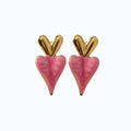 Aretes corazón.