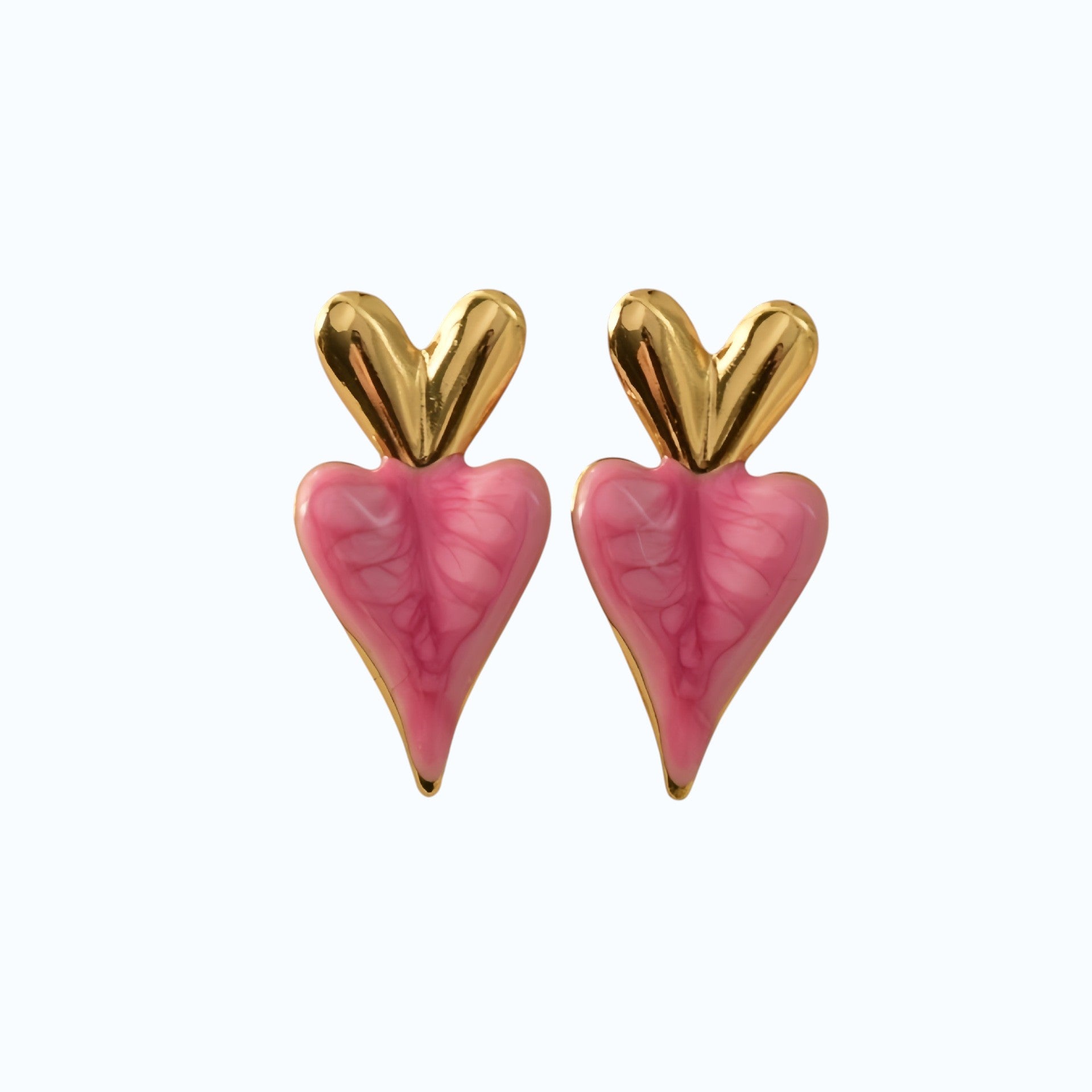 Aretes corazón.