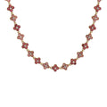 Collar piedra rosa.