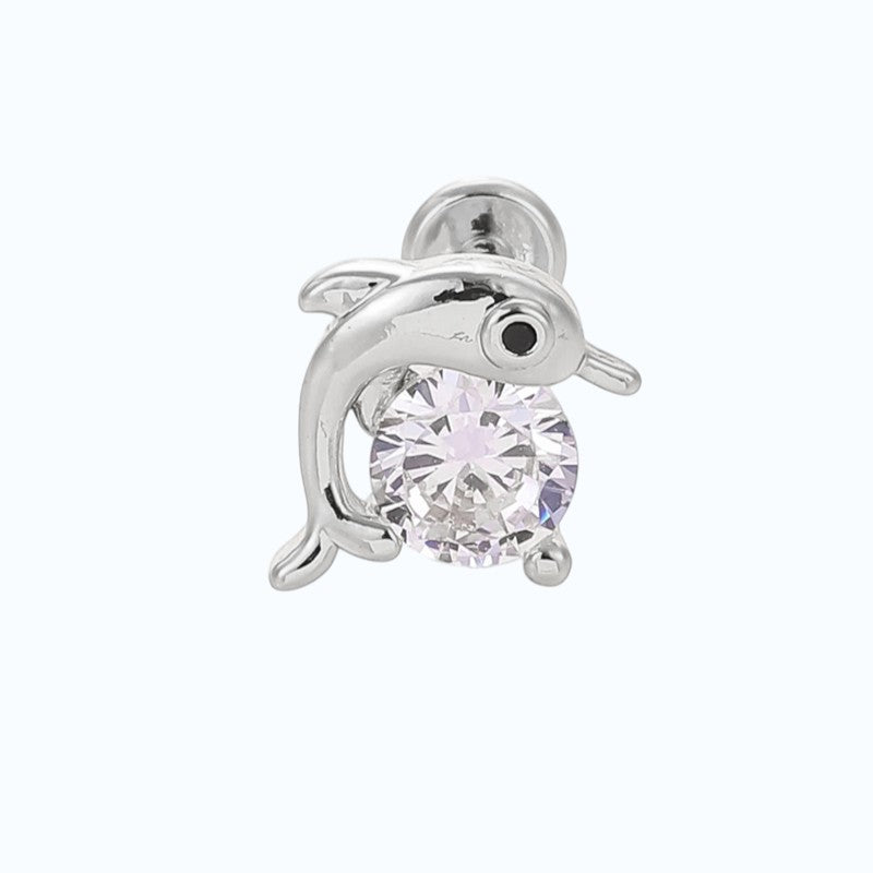 Piercing delfín.