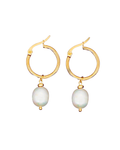 aretes de perlas