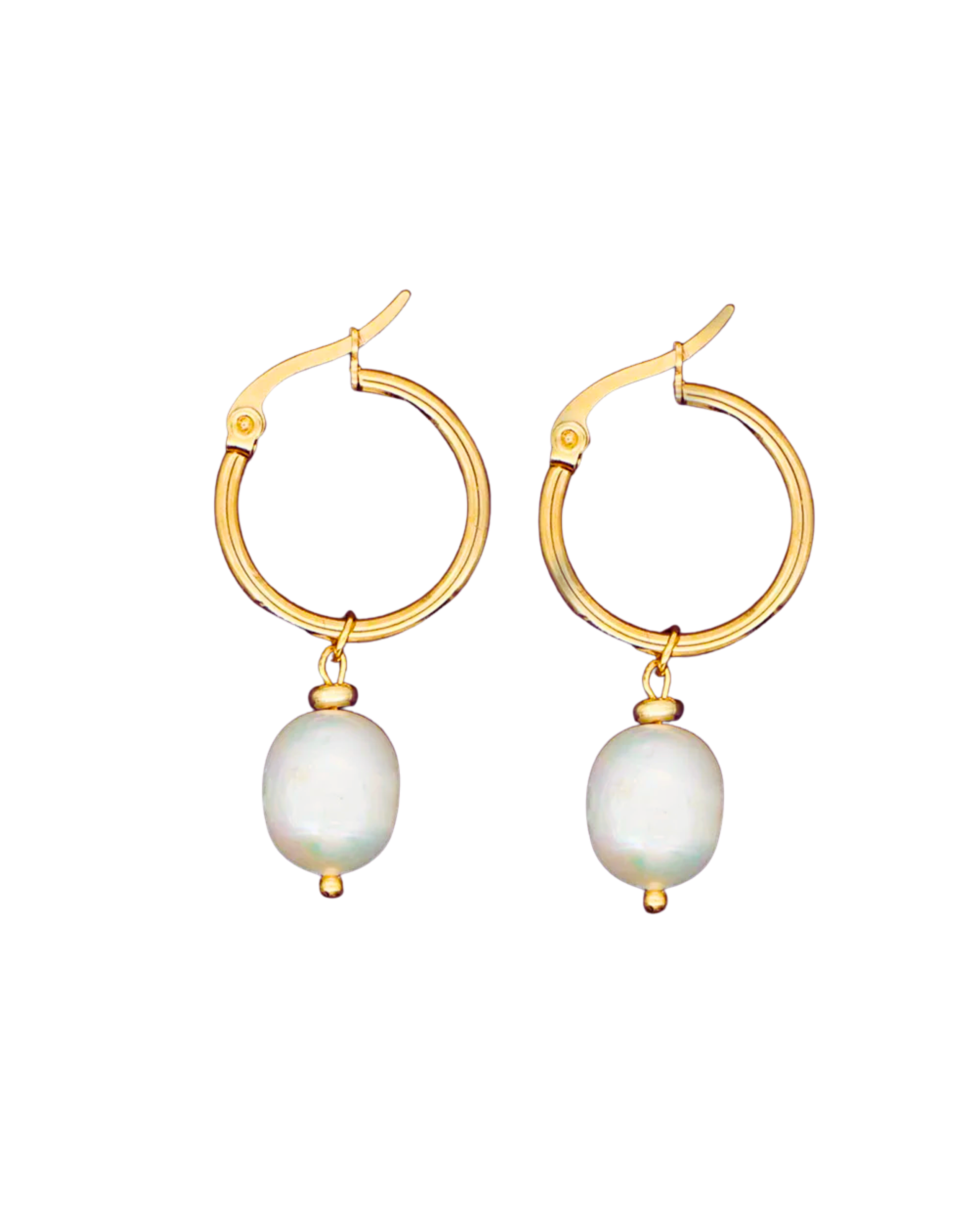 aretes de perlas