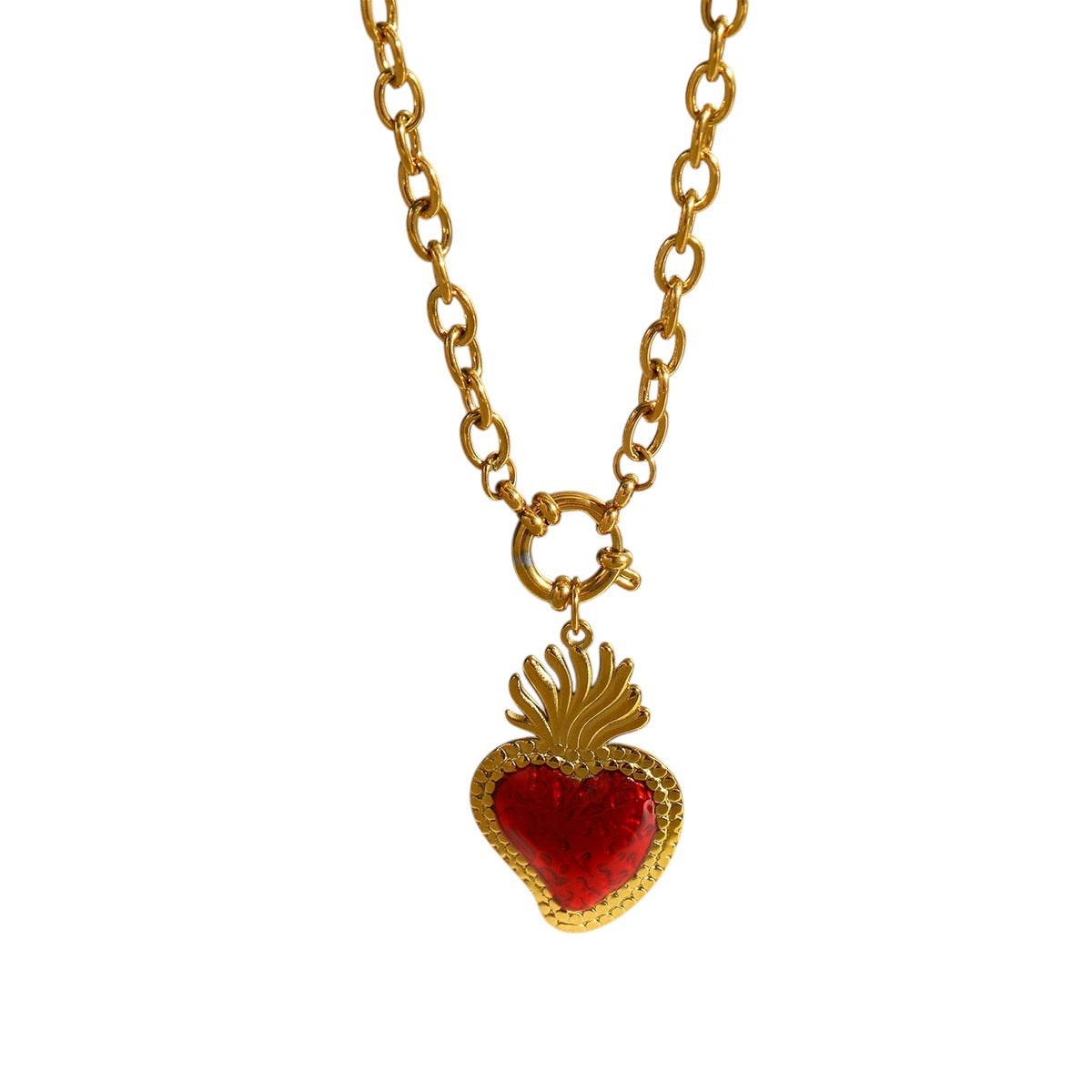 Corazón rojo.