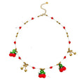 Collar cerezas.
