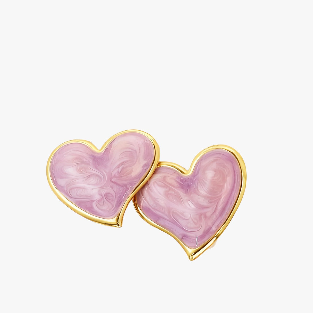aretes de corazon