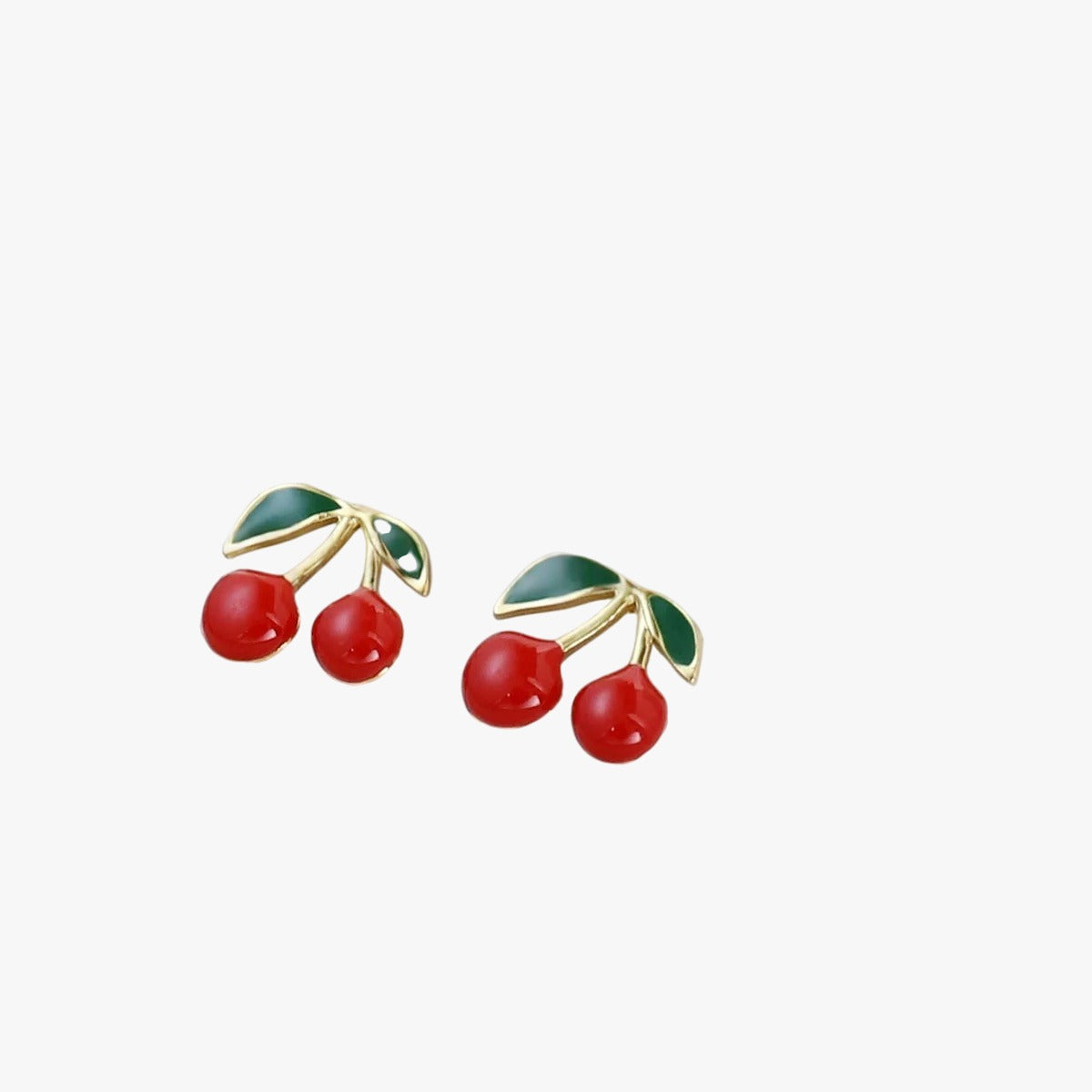 aretes de cerezas